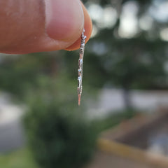 Violín de oro de 14 quilates o 18 quilates, colgante de viola