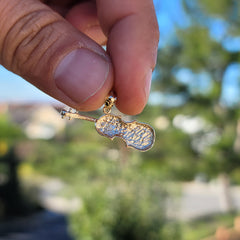 14K or 18K Gold Violin, Viola Pendant