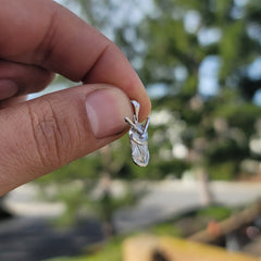 14K oder 18K Gold Snare Drum Anhänger