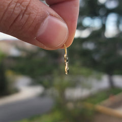 14K or 18K Gold Snare Drum Pendant