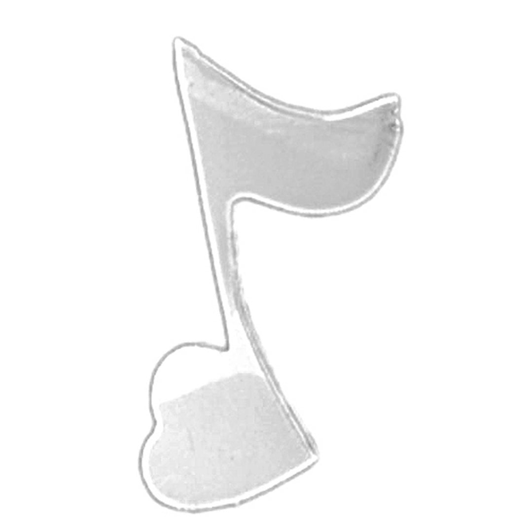 14K or 18K Gold Quarter Note Pendant