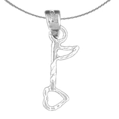 Colgante de cuarto de oro de 14 quilates o 18 quilates