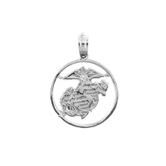 14K or 18K Gold Marines Pendant