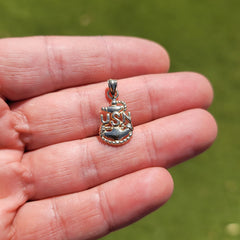 Colgante de la Marina de los Estados Unidos USN de oro de 14 quilates o 18 quilates