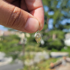 Colgante de paleta de pintores de oro de 14K o 18K