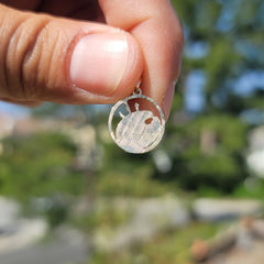 Colgante de paleta de pintores de oro de 14K o 18K