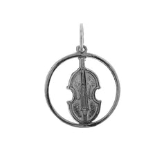 14K or 18K Gold Viola, Violin Pendant