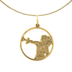 14K or 18K Gold Squash Pendant