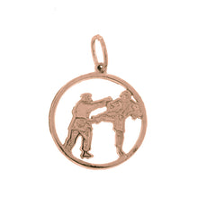 14K or 18K Gold Karate Pendant