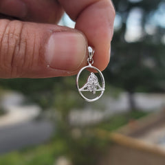 14K or 18K Gold Wrestler Pendant