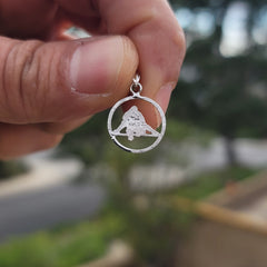 14K or 18K Gold Wrestler Pendant