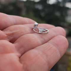 14K or 18K Gold Wrestler Pendant