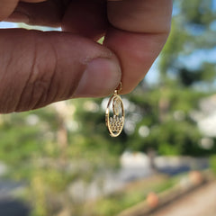 14K or 18K Gold Water Polo Pendant