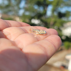 14K or 18K Gold Water Polo Pendant