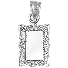 14K or 18K Gold Mirror Pendant