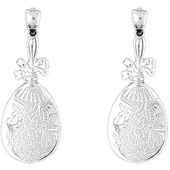 14K or 18K Gold 36mm Vanity Mirror Earrings