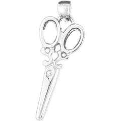 14K or 18K Gold Scissors Pendant