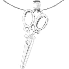 14K or 18K Gold Scissors Pendant