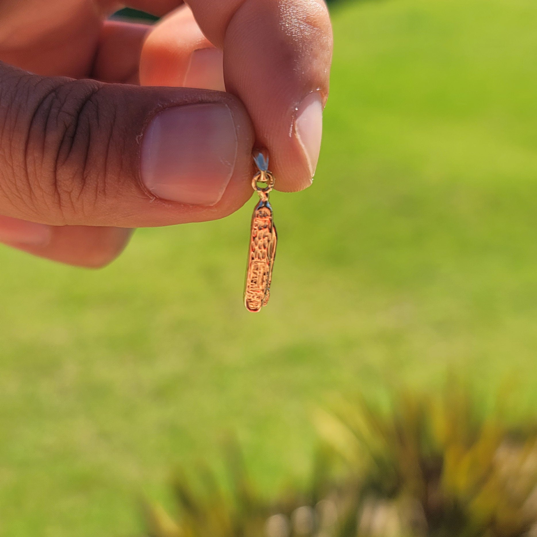 14K or 18K Gold 3-D, Moveable Pocket Knife Pendant