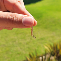 Colgante de cuchillo de bolsillo móvil en 3-D de oro de 14 quilates o 18 quilates