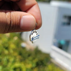 10K, 14K or 18K Gold Painters Pallet Pendant