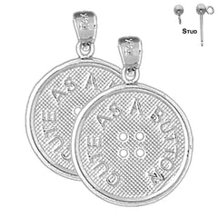 14K or 18K Gold "Cute As A Button" Button Earrings
