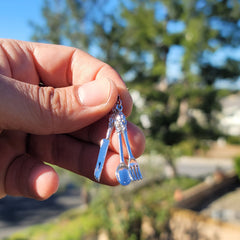 10K, 14K or 18K Gold 3D Clothes Hanger Pendant