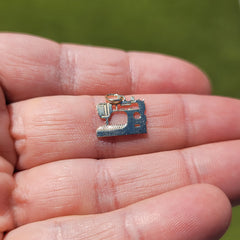 14K or 18K Gold Sewing Machine Pendant