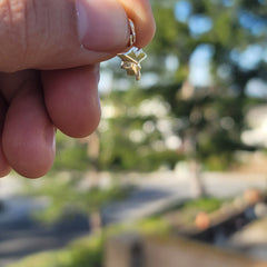 14K or 18K Gold Graduation Cap, Hat Pendant