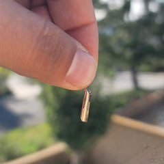 10K, 14K oder 18K Gold Buchanhänger