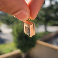 10K, 14K oder 18K Gold Buchanhänger