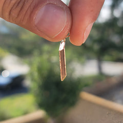 10K, 14K oder 18K Gold Buchanhänger