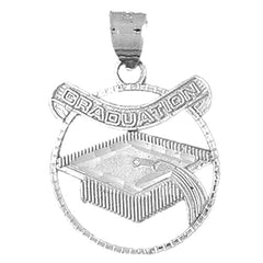 10K, 14K or 18K Gold Graduation Cap, Hat Pendant