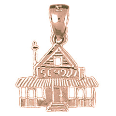 14K or 18K Gold School Pendant