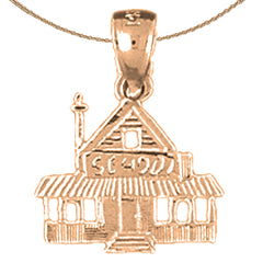 14K or 18K Gold School Pendant