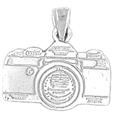 10K, 14K or 18K Gold 3D Camera Pendant