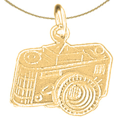 14K oder 18K Gold Kamera Anhänger