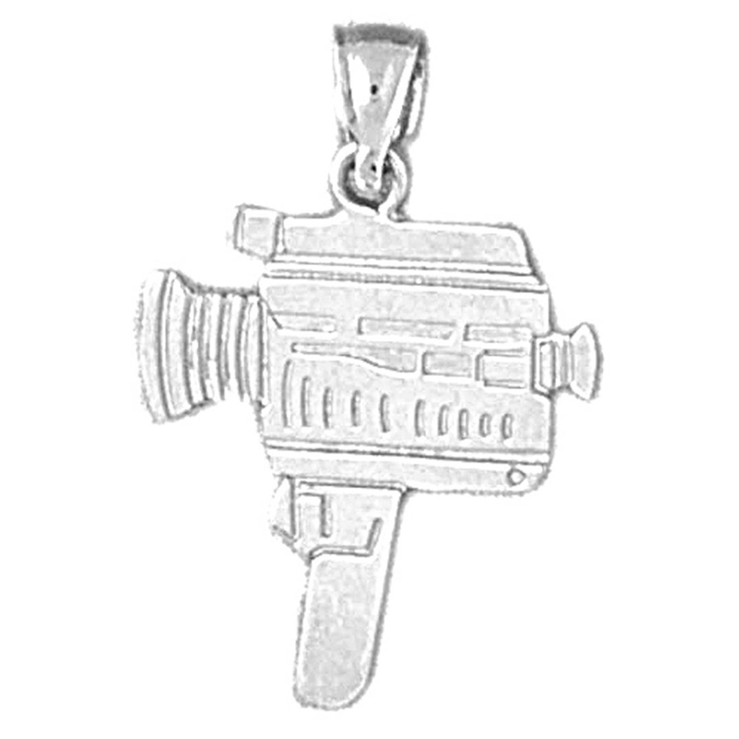 14K or 18K Gold Camera Pendant