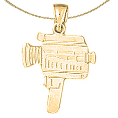 14K oder 18K Gold Kamera Anhänger