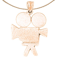 14K oder 18K Gold Videokamera Anhänger