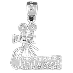 14K or 18K Gold Video Camera Pendant