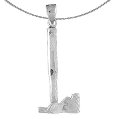 Colgante Hacha de Oro de 10K, 14K o 18K