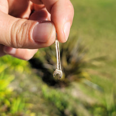 14K or 18K Gold Wrench Pendant