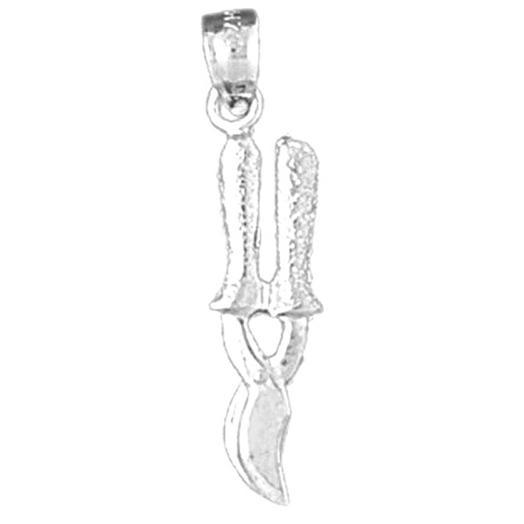 14K or 18K Gold 3D Snipping Tool Pendant