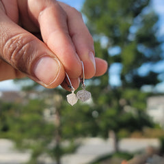 14K or 18K Gold Aspen Leaf Pendant