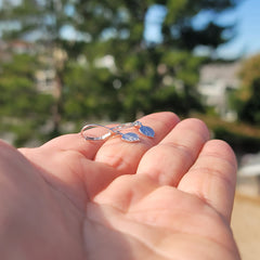 14K or 18K Gold Aspen Leaf Pendant