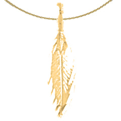 14K or 18K Gold Pine Cone Pendant