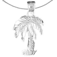 Colgante de Palmera de Oro de 14K o 18K