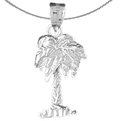14K or 18K Gold Palm Tree Pendant
