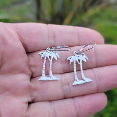 14K or 18K Gold Palm Trees Pendant